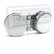 Петля 03-20 для стекла 6-8 мм. стекло-стекло 180°гр. без фиксации